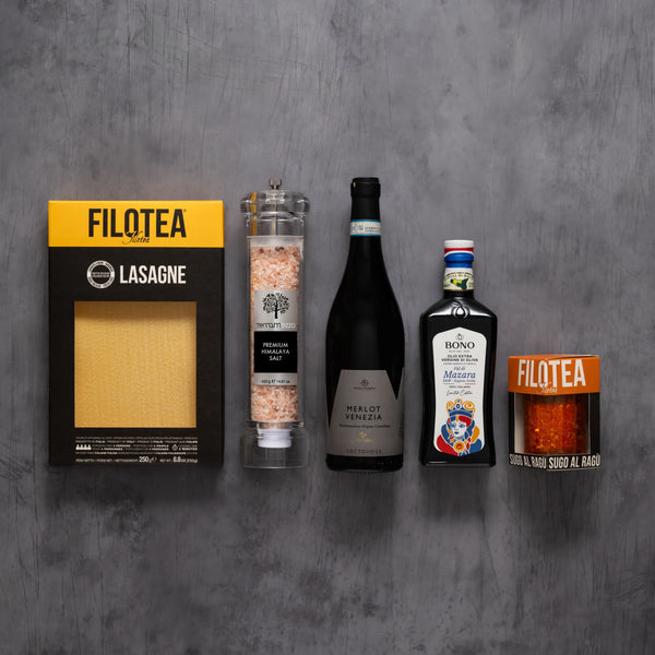 Filotea Ultimate Lasagne Collection with Wine