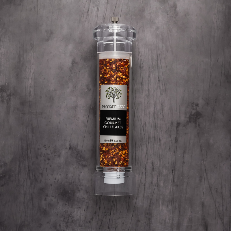 Terramezzo 30cm Gourmet Chilli Flakes Premium Mill