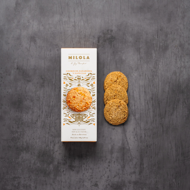 Milola Spiced Carrot Gluten Free Cookies