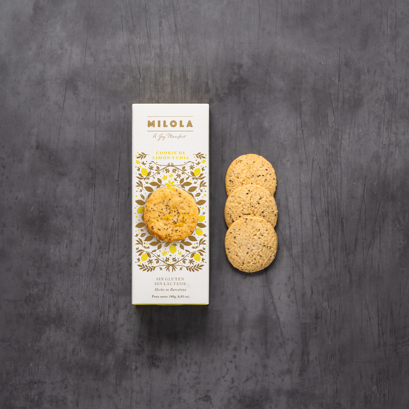 Milola Lemon and Chia Gluten Free Cookies