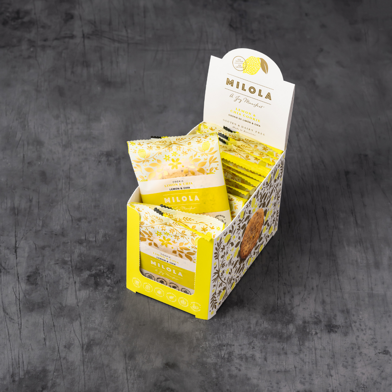  Milola Lemon & Chia 24 Gluten Free Cookies