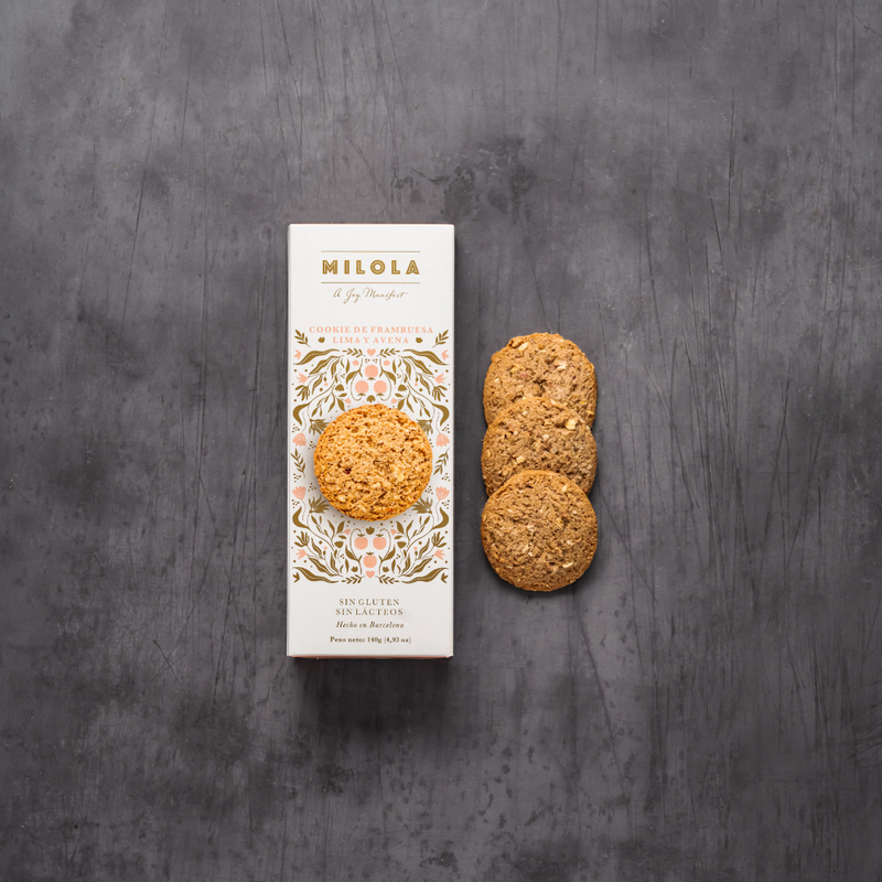 Milola Rasberry, Lime and Oat Gluten Free Cookies